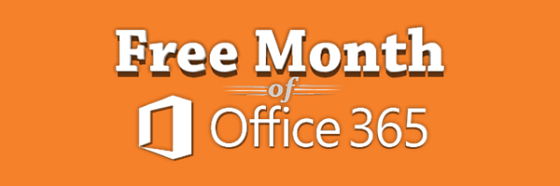 Special Promotion: Free Month Of Microsoft Office 365